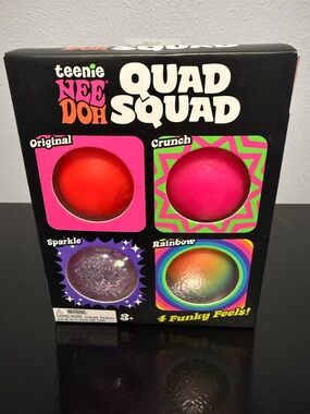 NeeDoh Teenie Quad Squad 4-Pack - Assorted Colors